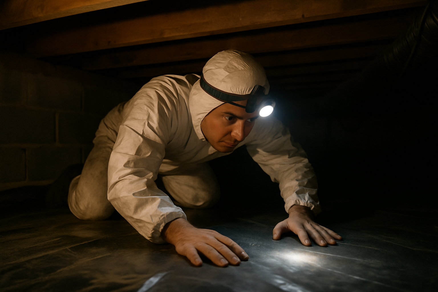 licensed crawl space encapsulation technician in Dallas TX